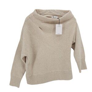 NAADAM Cream Off-the-Shoulder Sweater